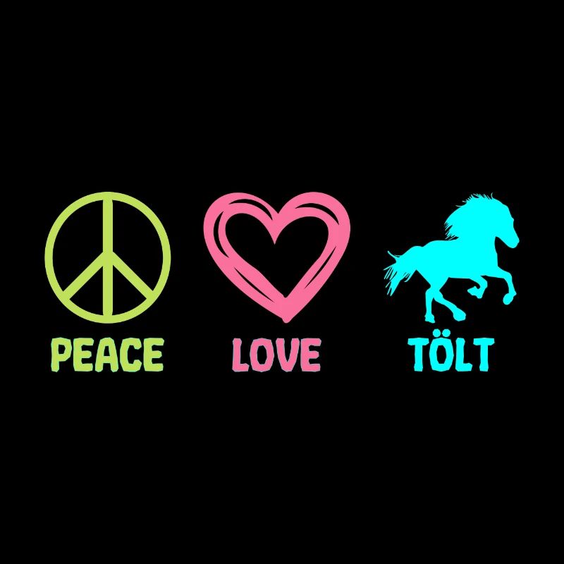 Tölt Islandpferd Isländer Pferd Peace Love