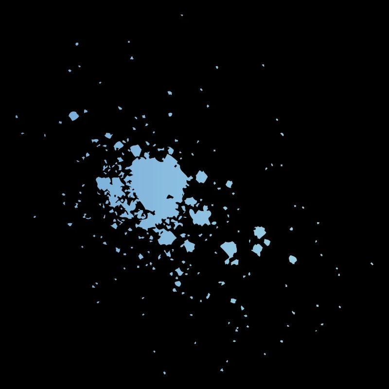 Farbe Klecks Spritzer Maler Geschenk Bunt Art Idee