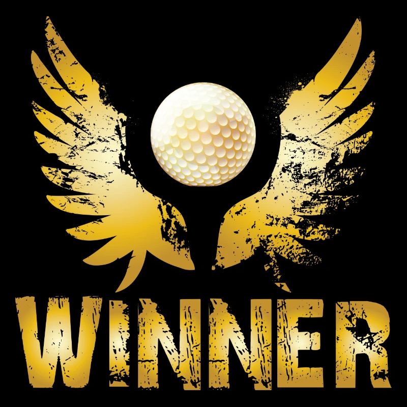 Golf vainqueur golf golf terrain de golf cadeau Trophée Sport
