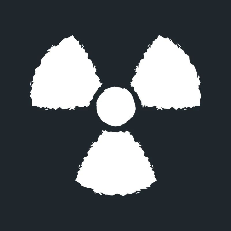 Nuklear Symbol Zeichen