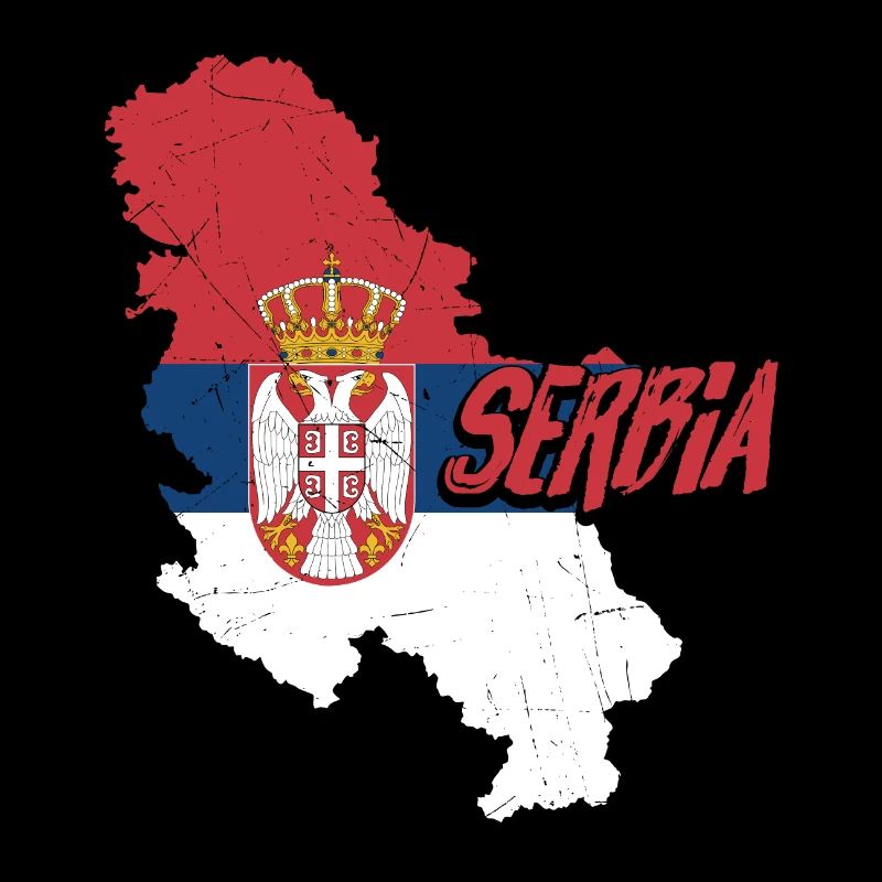 Serbische Flagge | Serbien Serbe Serbin Geschenke