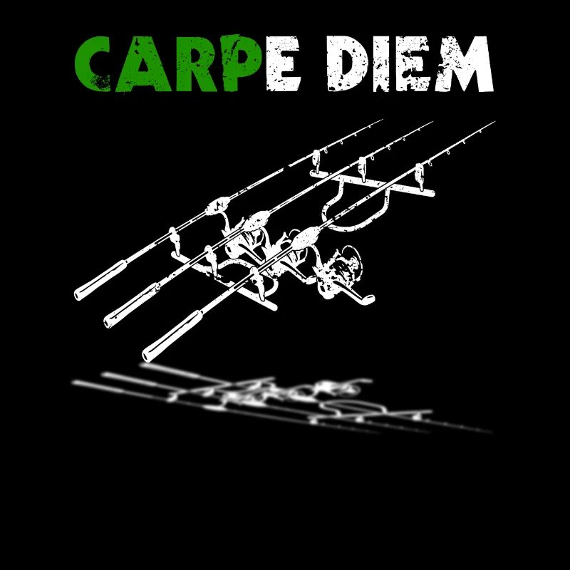 Carpe Diem Carpes Pêche à carpes Cadeau