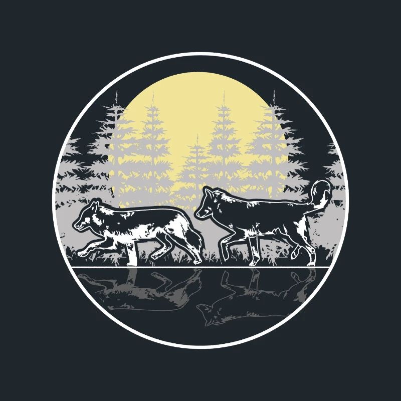 Wolf Tiere Geschenkidee