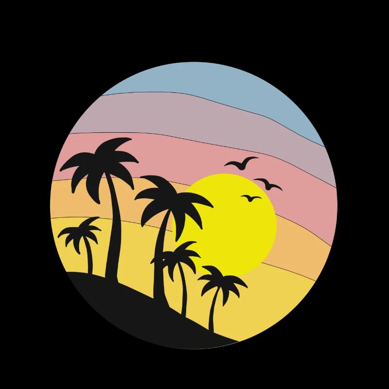 Île soleil plage palmier sable palmiers vacances arbre
