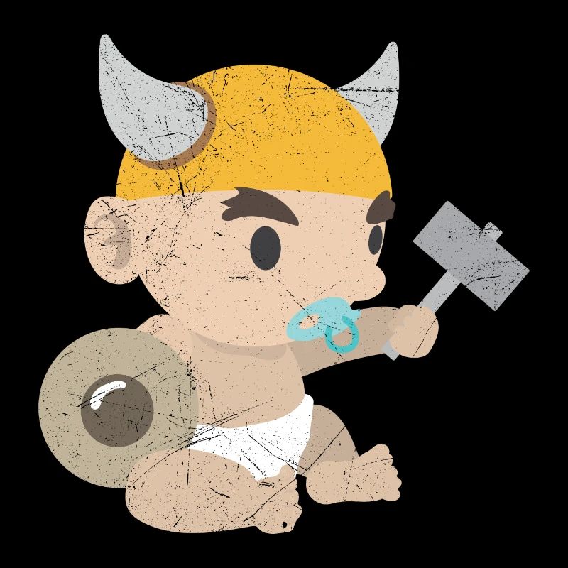 Viking Baby Schnuller Wikinger Geschenkidee
