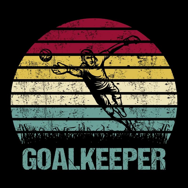 Fußball Torwart Retro Vintage