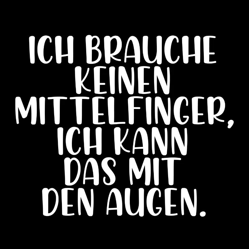 Ich brauche keinen Mittelfinger