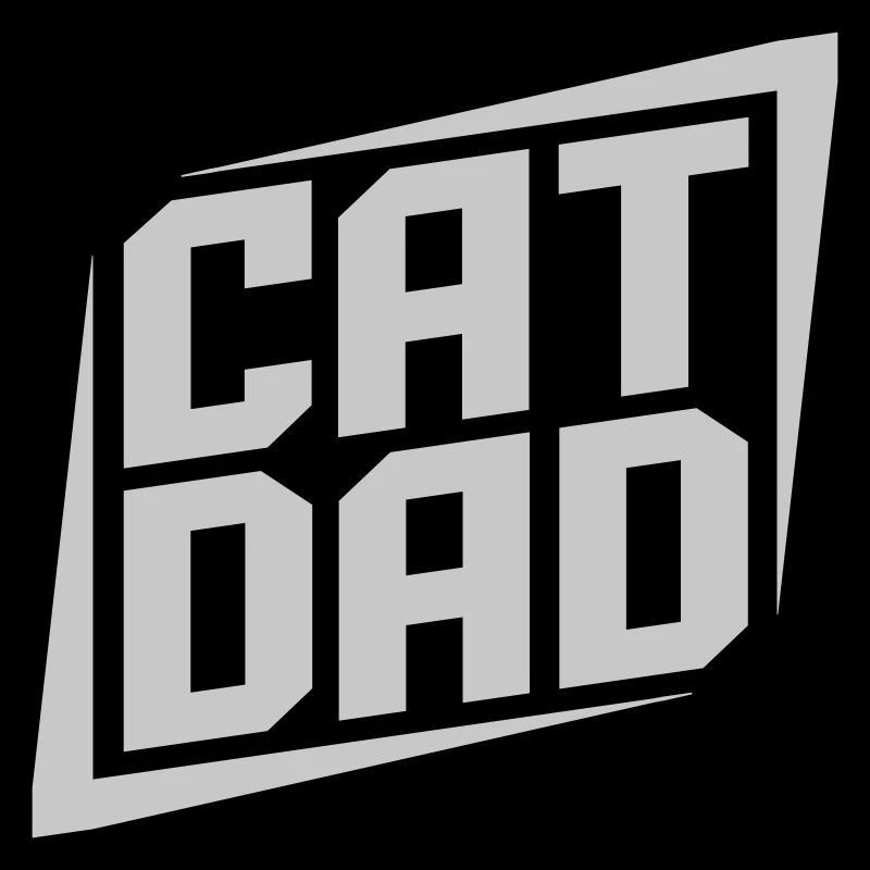 Cat Dad Logo Design