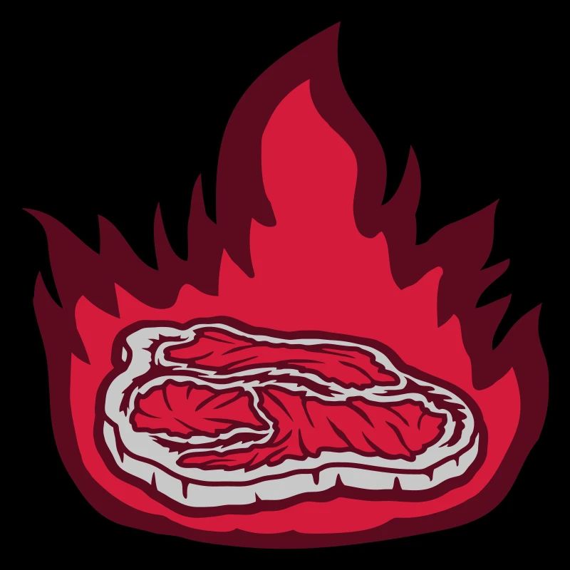 Fire steak juicy grill master