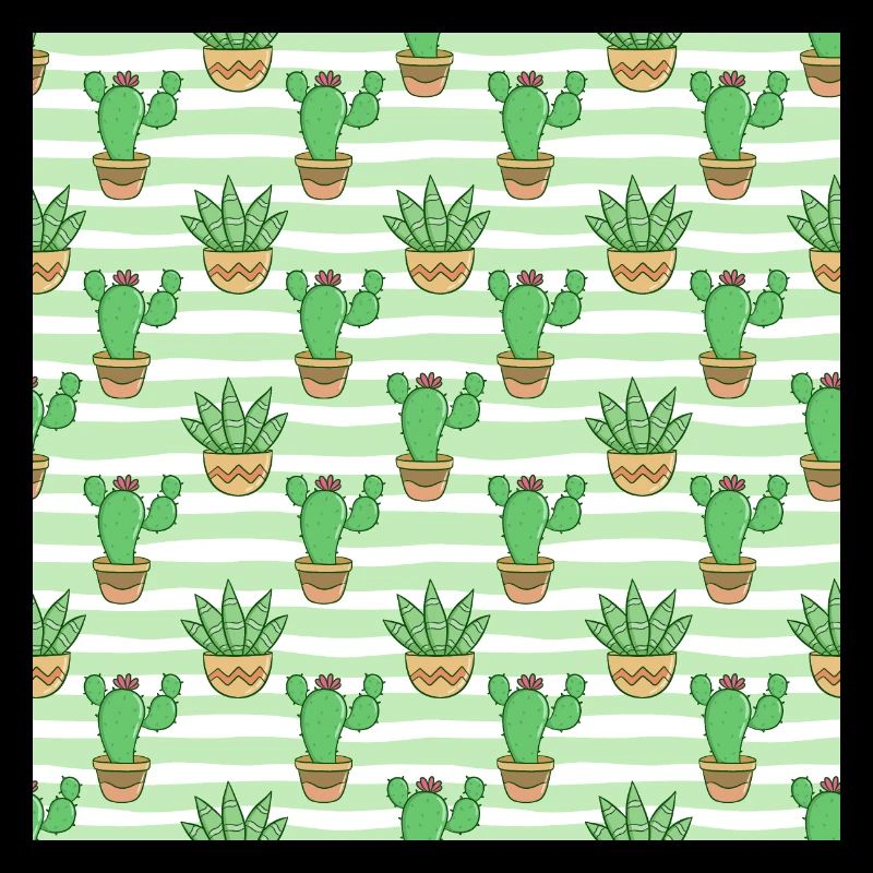 Plant succulent flower cacti Cactus Pattern