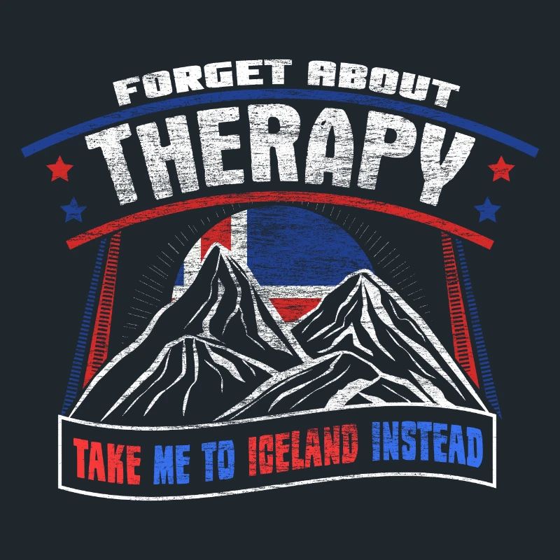 Iceland Volcano Flag Gift Idea