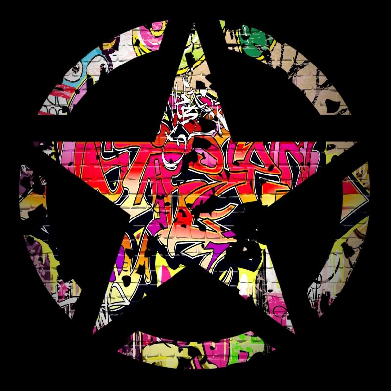 Graffiti-Stil Splash Hip Hop Farben Malerfarbe