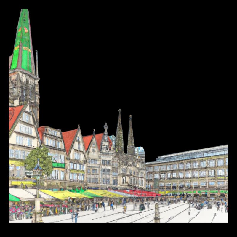 Dessin de marché