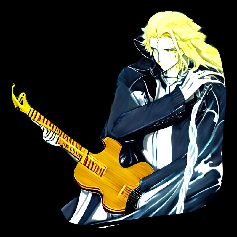 Type with guitar