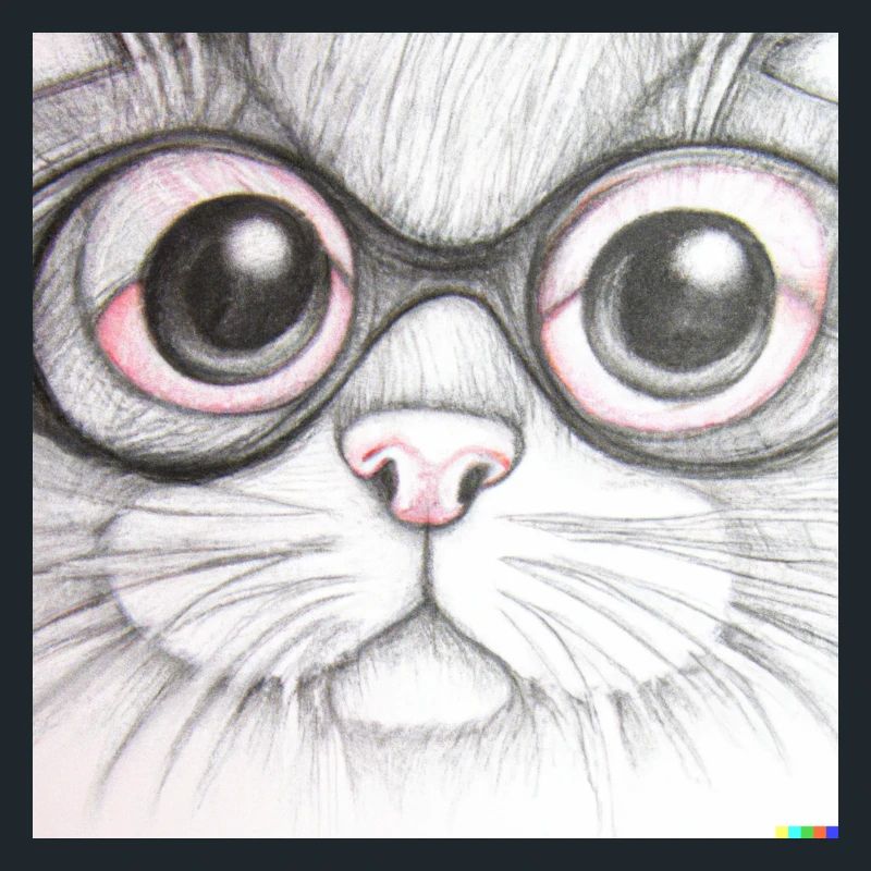 Chat de dessin animé mignon