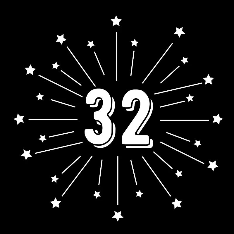 32e anniversaire étoilé - cadeau 32 ans
