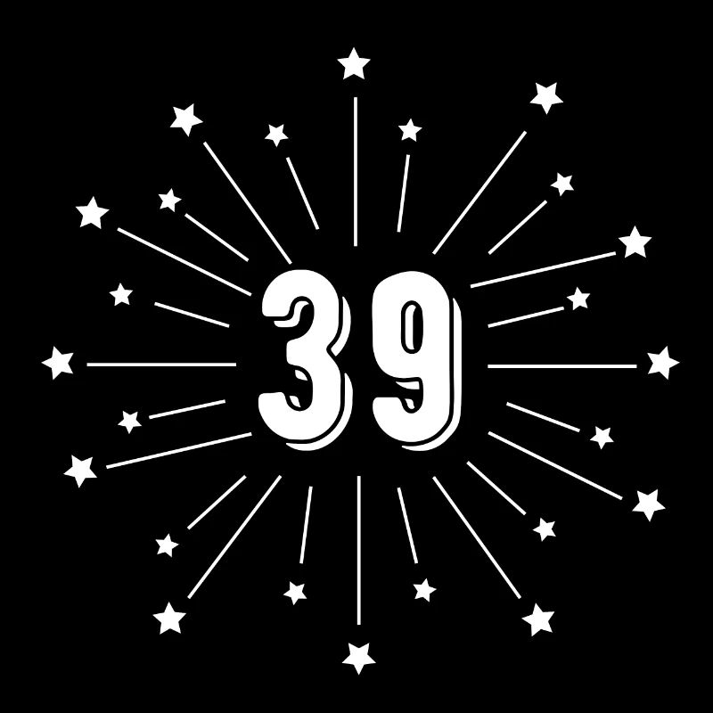 39e anniversaire étoilé - cadeau 39 ans