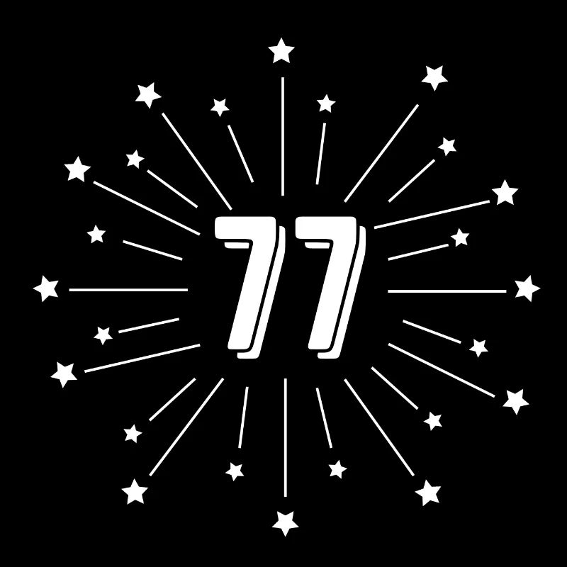 77e anniversaire étoilé - cadeau 77 ans