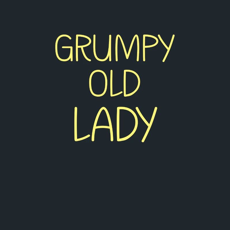 grumpy old lady