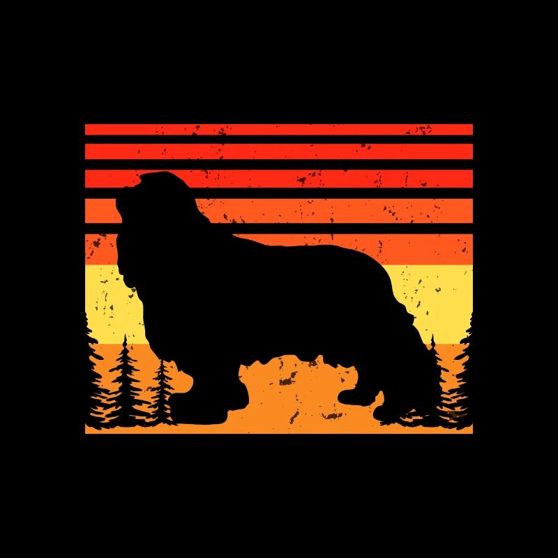 Cavalier King Charles Spaniel Dog Silhouette