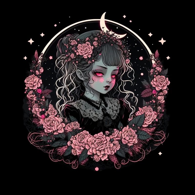 Viktorianische Gothic Sailor Lady