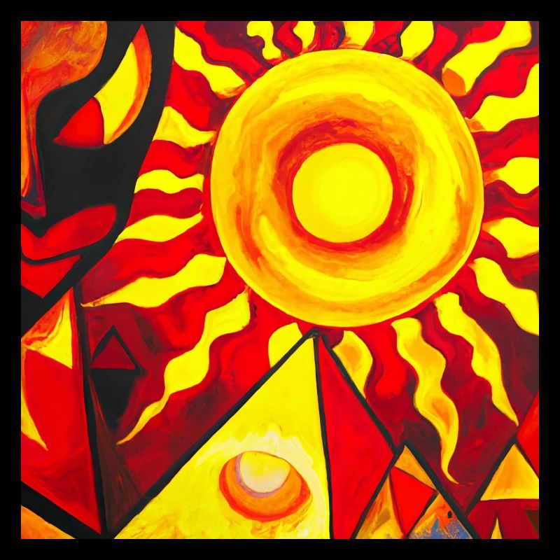 Alien visiting the pyramids