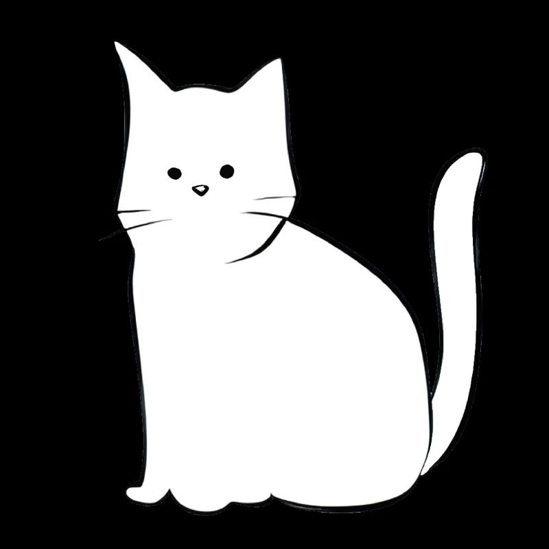 Symbole de chat Animal Simple