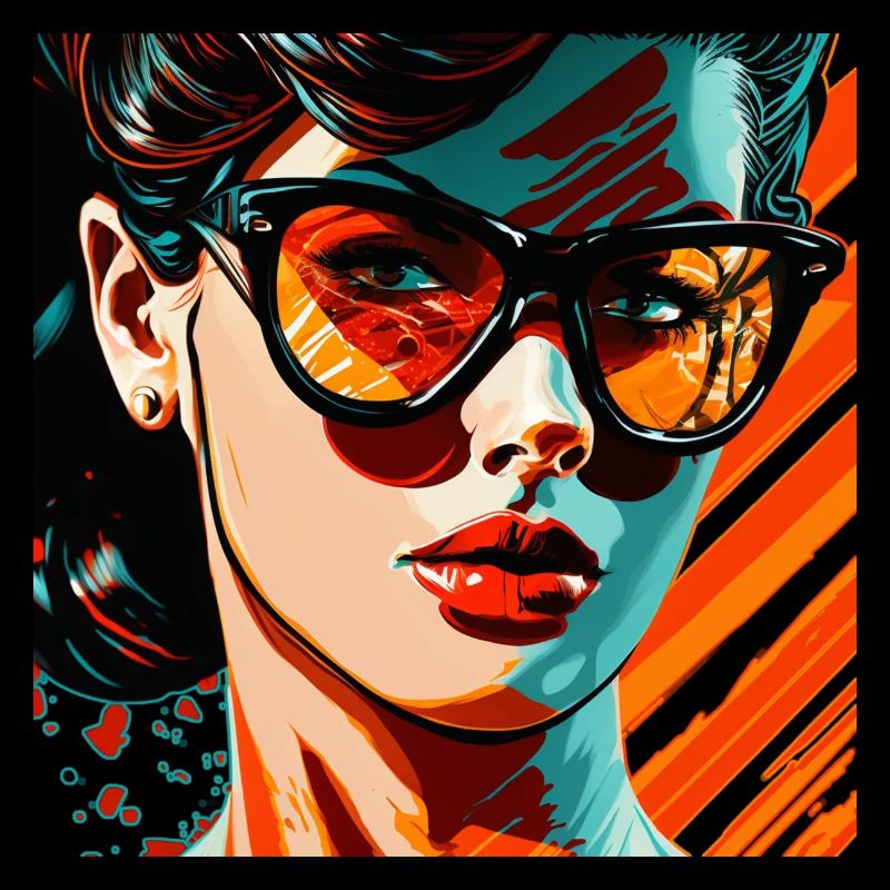 Femme vectorisée
