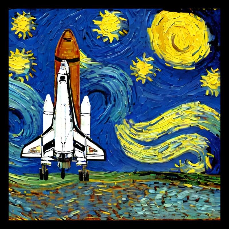Space Shuttle Van Gogh