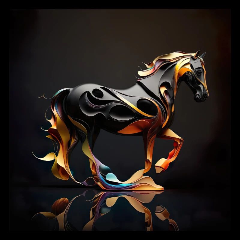 Cheval fougueux n°8