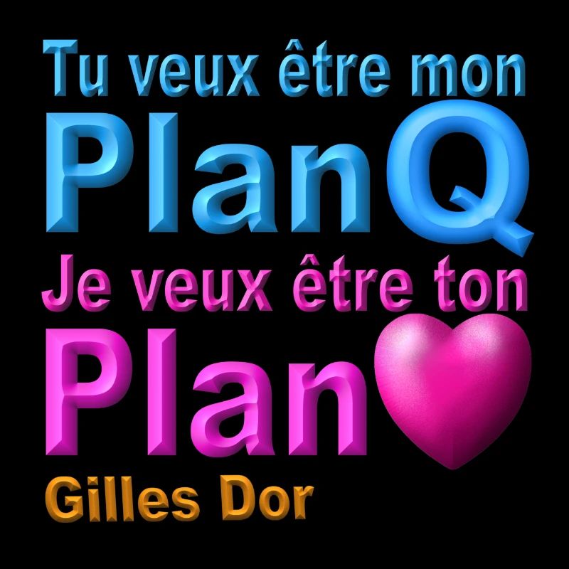 Je veux etre ton plan coeur disign