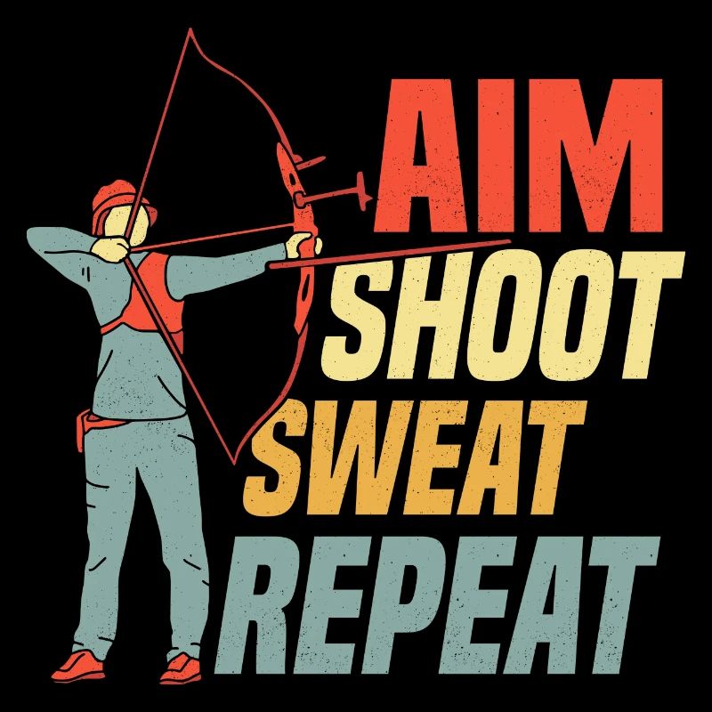 Tir Aim Sweat Répéter Arc & Flèches Tir à l’arc sur cible