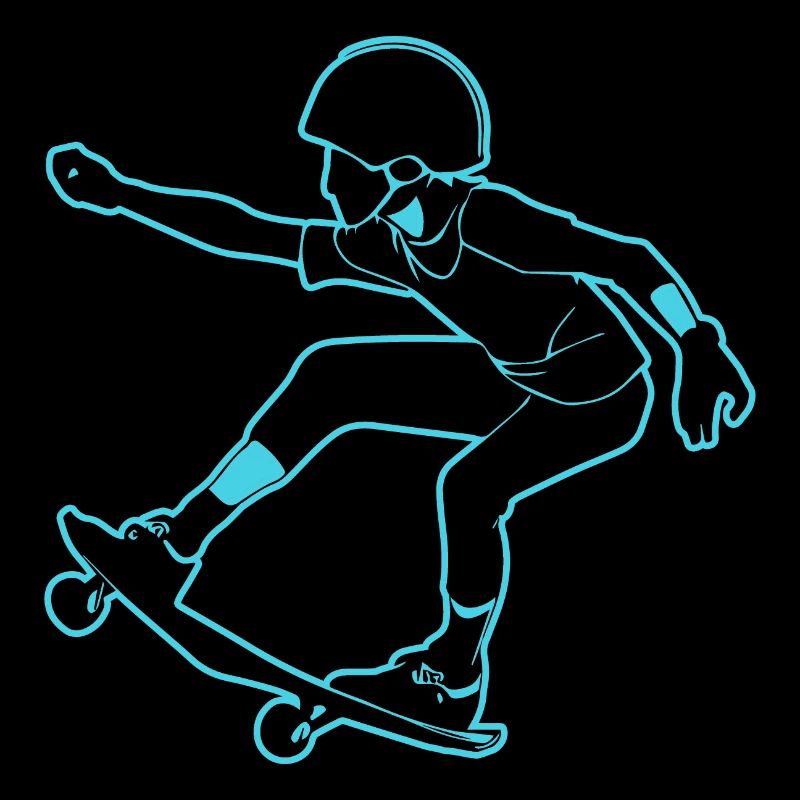 Skateboard Madchen Junge