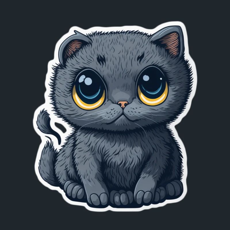 Mignon chat gris
