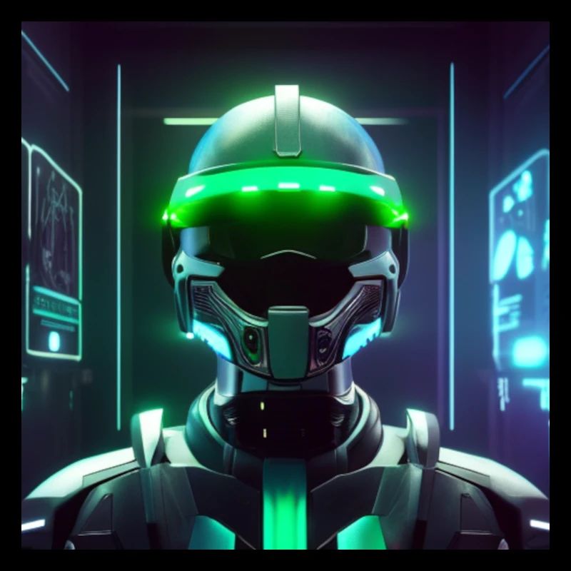 Cyberpunk Space Soldier