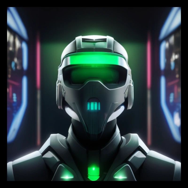 Cyberpunk Space Soldier