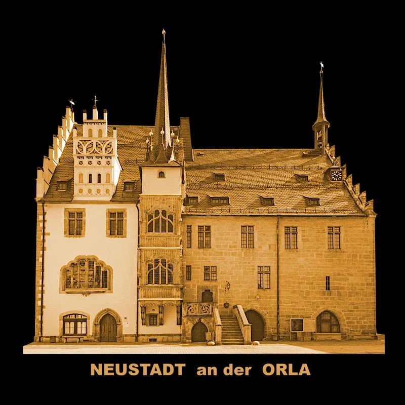 Hôtel de ville de Neustadt an der Orla Thuringe