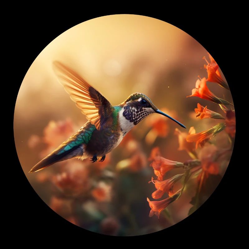 Les colibris vivent dans les régions des Amériques
