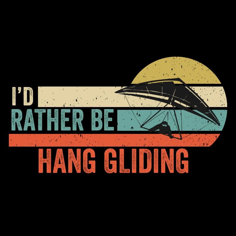 Hang Gliding - I'd Rather Be Hang Gliding gift