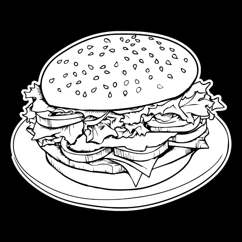 Hamburger Burger Fastfood Grillen Cheeseburger