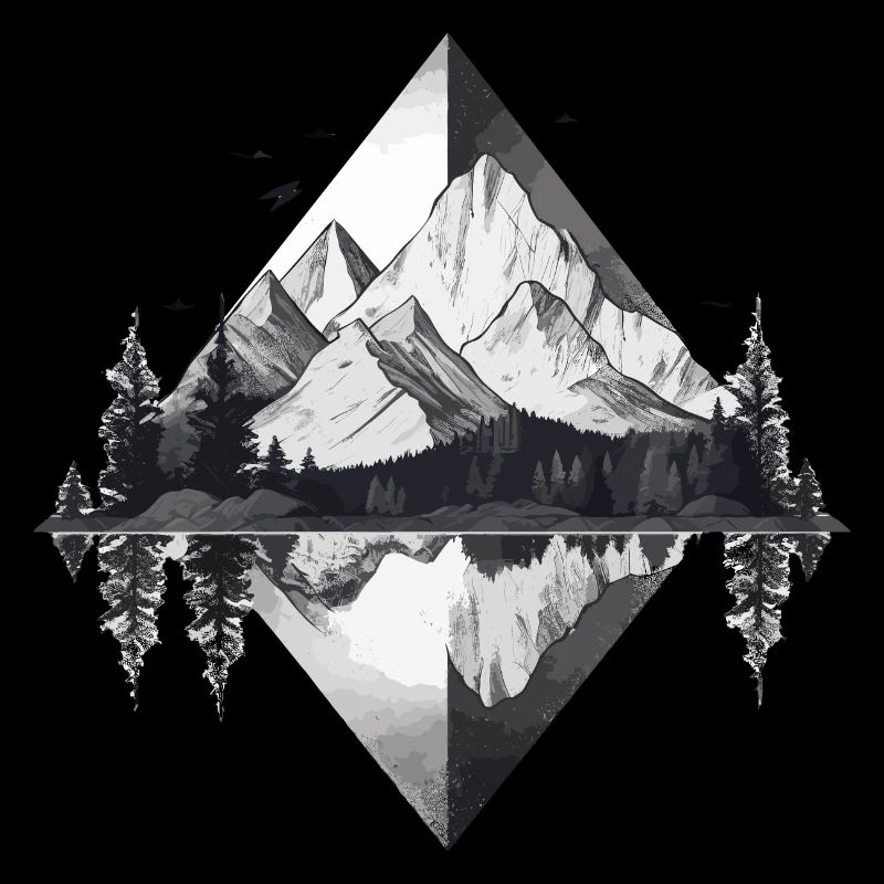 Minimalistic Mountains