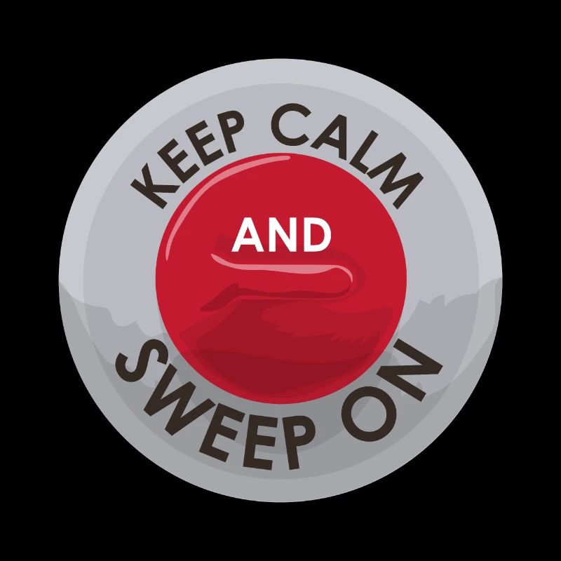 Curling Keep Calm and Sweep On Winter Sport Gift