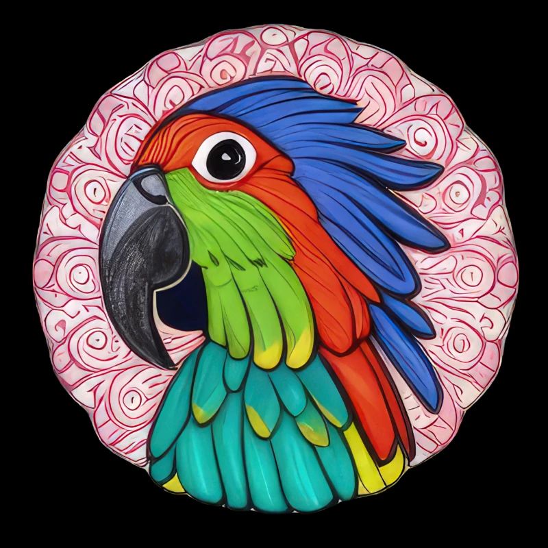 beautiful bright parrot |