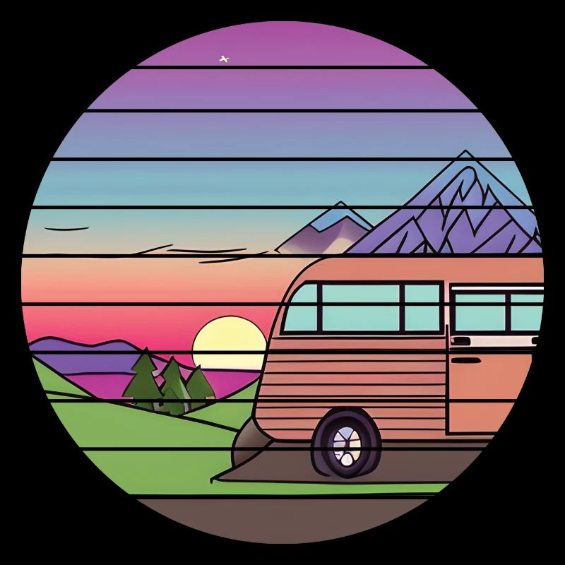 Wohnwagen Camping Geschenk Camp Zelten Wohnmobil