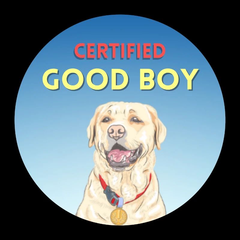 Récompense certifié Good Boy Goldie