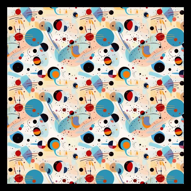 Abstraktes nahtloses Muster formt Linien Moderne Kunst