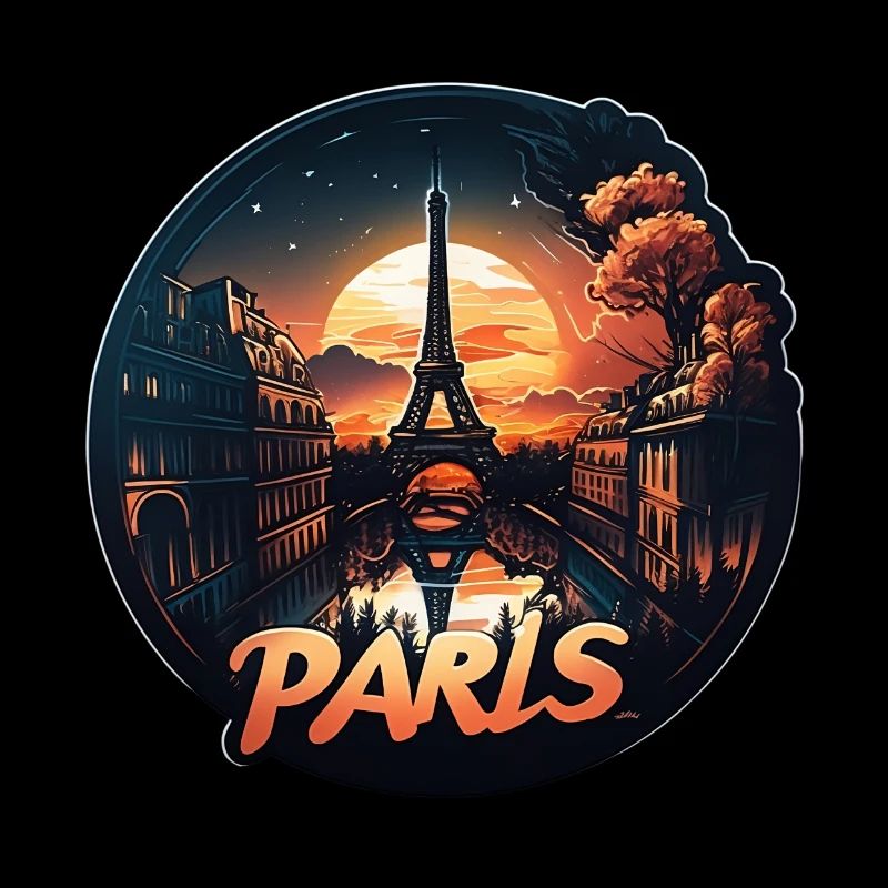 Paris et sa majestueuse Tour Eiffel