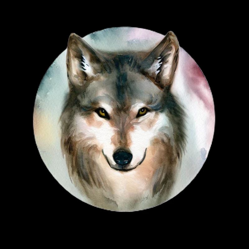 Ein kleiner Wolf und ein kleiner Hund