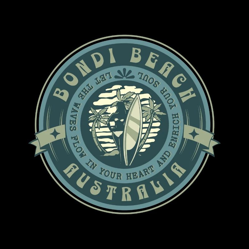 Bondi Beach Surfer Mädchen