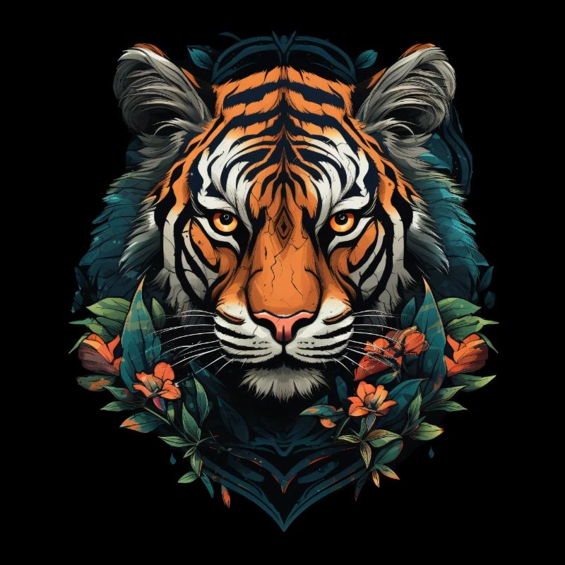 Le tigre se cache